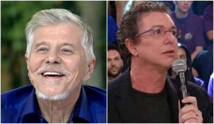 Boninho e Miguel Falabella se estranham ao vivo no Show dos Famosos e climão toma conta: "Trabalho há anos com Roberto Carlos"