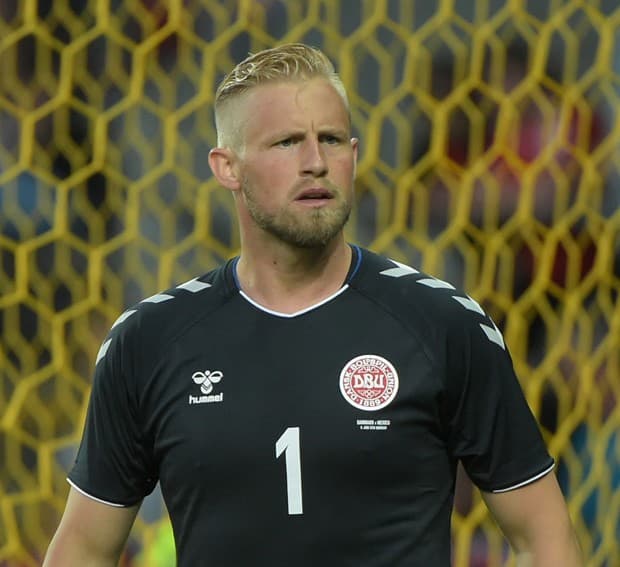 Schmeichel, goleiro da Dinamarca (Foto: Divulgação) Schmeichel, goleiro da Dinamarca (Foto: Divulgação)