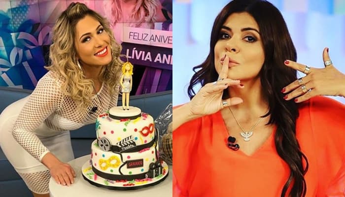 Após ignorar aniversário de Lívia Andrade, Mara Maravilha parabeniza e elogia outra apresentadora: "Mestra da TV"