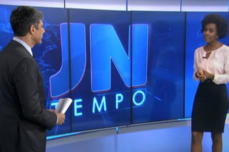 No Jornal Nacional há três anos, Maju Coutinho encontra William Bonner pela segunda vez: "Momento especial''