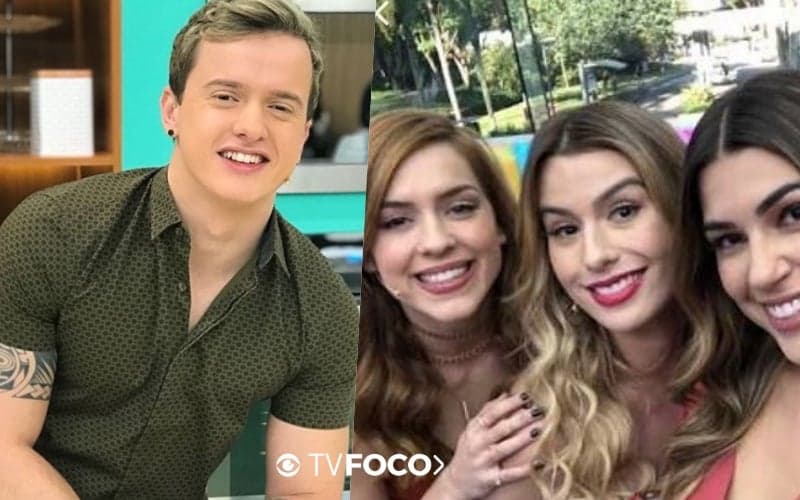 Aaron Tura conta uma fofoca do Vídeo Show (Foto montagem) Aaron Tura conta uma fofoca do Vídeo Show (Foto montagem)