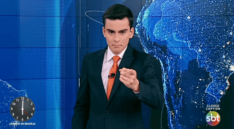 Dudu Camargo comemora aumento na duração de telejornal no SBT: "O Mickey não quis ficar na programação"
