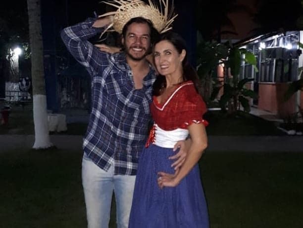 Fátima Bernardes e o namorado Túlio Gadêlha (Foto: Reprodução/Instagram)