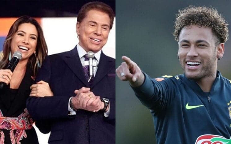 Neymar leiloa encontro com Silvio Santos e um dia com Patricia Abravanel