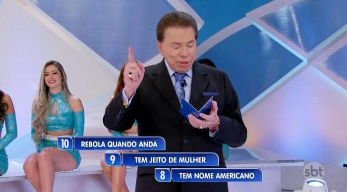 Charada de Silvio Santos volta a polemizar (Foto: Reprodução/SBT) Charada de Silvio Santos volta a polemizar (Foto: Reprodução/SBT)