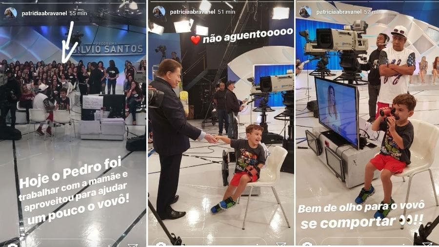 Silvio Santos e neto (Foto: Reprodução)