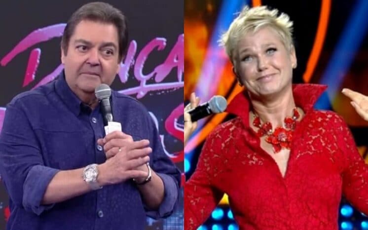 Faustão causa espanto e divulga o Dancing Brasil de Xuxa na Globo