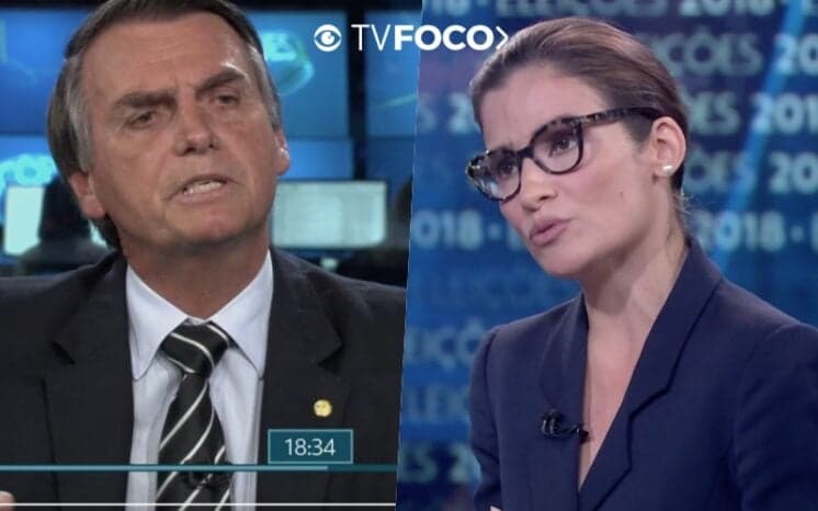 Após xingar a namorada, Eduardo Costa defende Bolsonaro e rebate Renata Vasconcellos