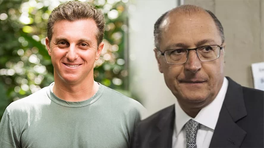Luciano Huck e Geraldo Alckmin (Foto: Reprodução) Luciano Huck e Geraldo Alckmin (Foto: Reprodução)