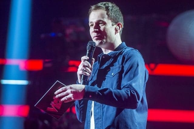 Tiago Leifert no The Voice Brasil (Foto: Globo/Raquel Cunha Tiago Leifert no The Voice Brasil (Foto: Globo/Raquel Cunha