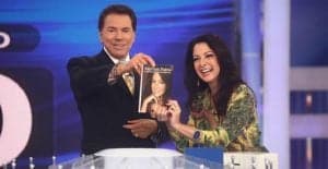 SIlvio Santos e Ana Paula Padrão em participação dela no passado (Foto reprodução) SIlvio Santos e Ana Paula Padrão em participação dela no passado (Foto reprodução)