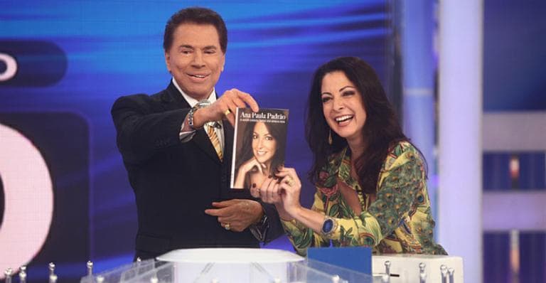 SIlvio Santos e Ana Paula Padrão em participação dela no passado (Foto reprodução) SIlvio Santos e Ana Paula Padrão em participação dela no passado (Foto reprodução)