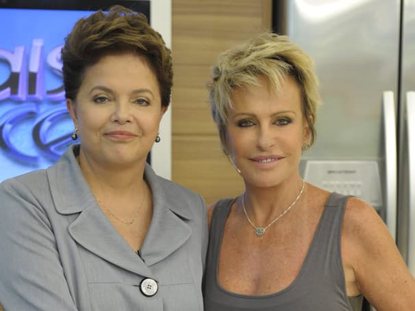 Dilma Rousseff e Ana Maria Braga (Foto: Reprodução) Dilma Rousseff e Ana Maria Braga (Foto: Reprodução)