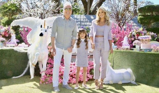 Roberto Justus e Ticiane Pinheiro celebram aniversário de nove anos da filha