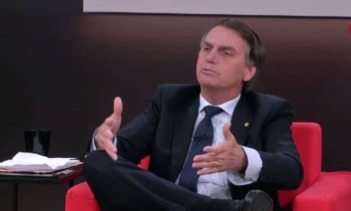 Jair Bolsonaro em entrevista à GloboNews (Foto: Reprodução) Jair Bolsonaro em entrevista à GloboNews (Foto: Reprodução)
