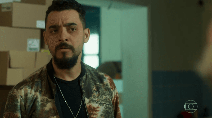 Barão (Rui Ricardo Diaz) em cena de O Tempo Não Para (Foto: Reprodução/Globo)