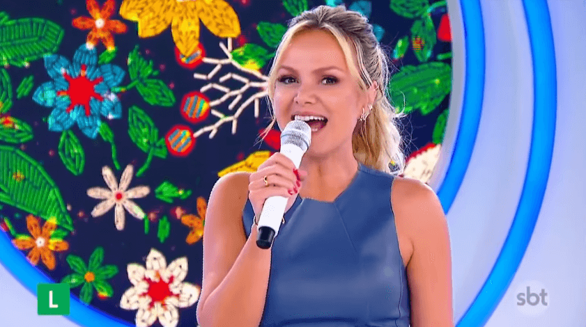 A apresentadora Eliana no SBT. (Foto: Reprodução)