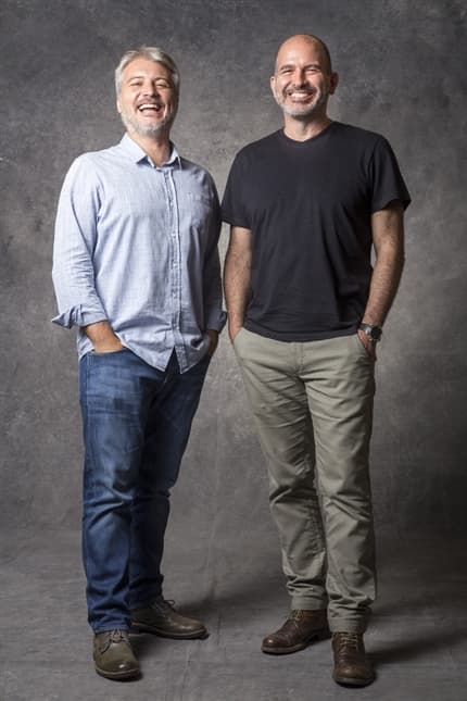 O diretor artístico Fred Mayrink e o autor Marcos Bernstein (Foto: Globo/Marília Cabral) O diretor artístico Fred Mayrink e o autor Marcos Bernstein (Foto: Globo/Marília Cabral)