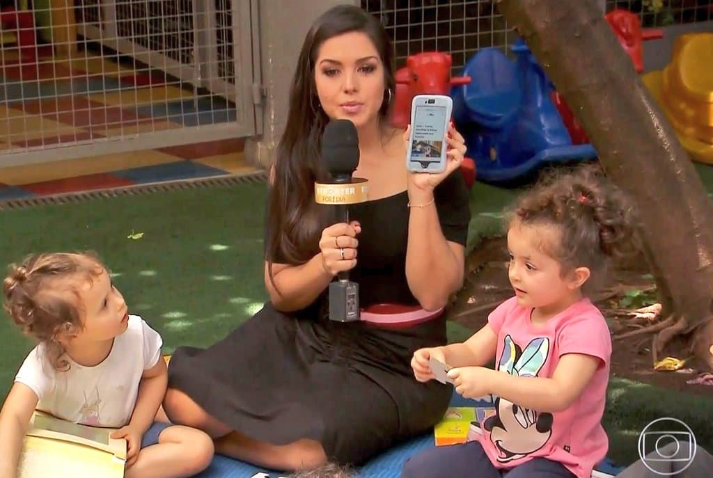 Thais Fersoza como repórter do Fantástico (Foto: Reprodução/Globo) Thais Fersoza como repórter do Fantástico (Foto: Reprodução/Globo)