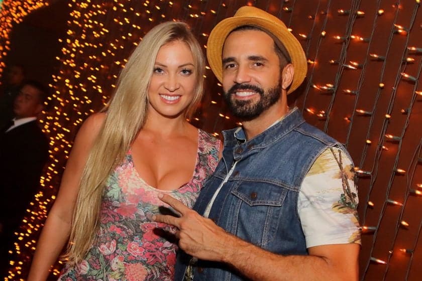 Latino e Jéssica Rodrigues (Foto: Reprodução) Latino e Jéssica Rodrigues (Foto: Reprodução)