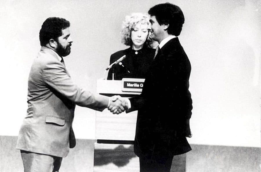 Collor e Lula se enfrentaram em acirrada campanha presidencial (Foto: Reprodução) Collor e Lula se enfrentaram em acirrada campanha presidencial (Foto: Reprodução)