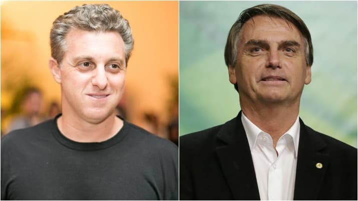 Luciano Huck nega que esteja apoiando Bolsonaro. (Foto: Montagem/Reprodução) Luciano Huck nega que esteja apoiando Bolsonaro. (Foto: Montagem/Reprodução)