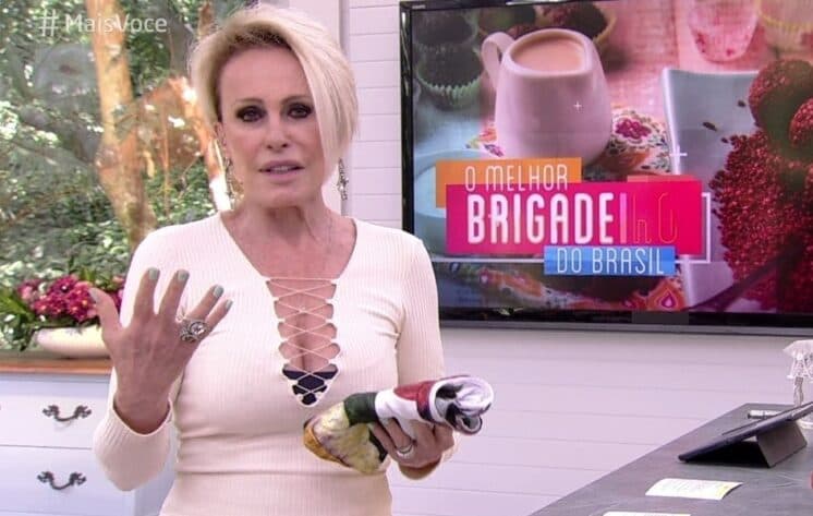 Ana Maria Braga gera discussão na Globo por detalhe nas suas roupas