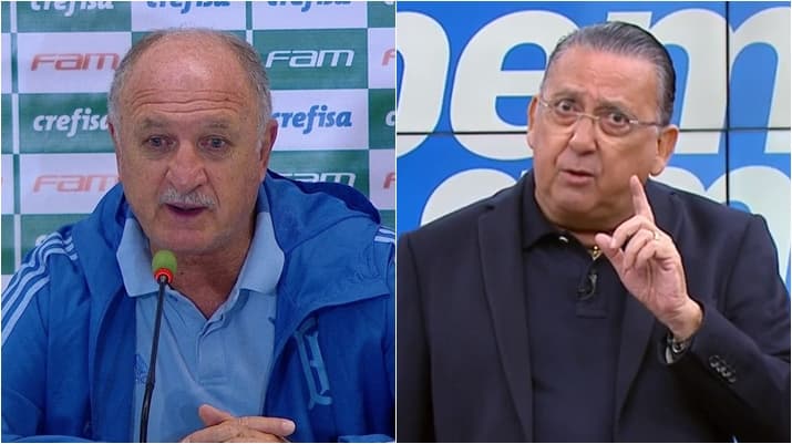 Técnico Felipão tira jogador de entrevista com repórter da Globo e é criticado por Galvão Bueno