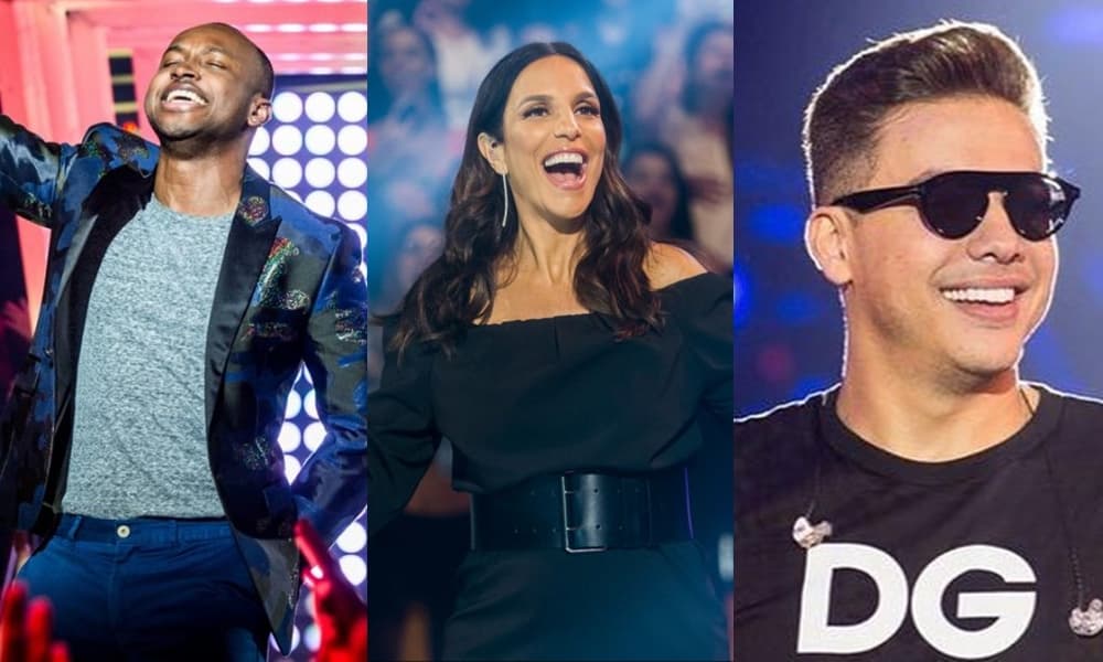 Famosos que vão se apresentar o Show da Virada, na Globo. (Foto: Reprodução) Famosos que vão se apresentar o Show da Virada, na Globo. (Foto: Reprodução)