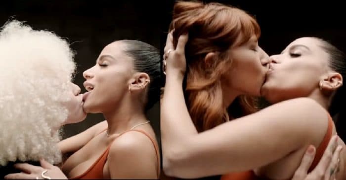 Anitta beija várias pessoas em novo videoclipe (Foto: Reprodução) Anitta beija várias pessoas em novo videoclipe (Foto: Reprodução)