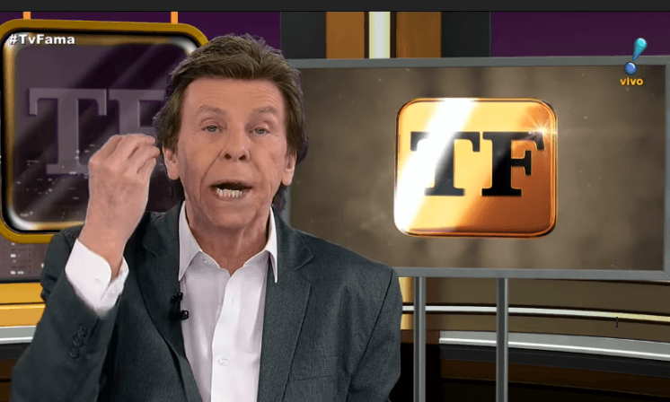 Nelson Rubens surge com "novo apresentador" no TV Fama e explica ausência de Flávia Noronha