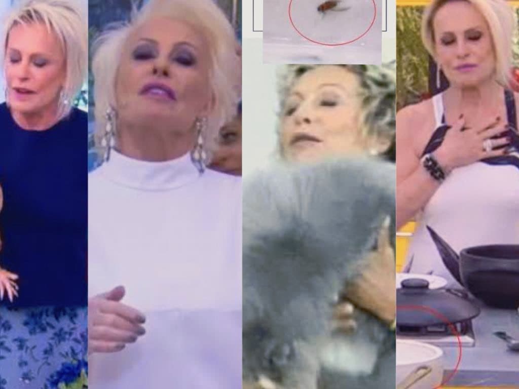 Barata, abelha, larva e papagaio: bichos invadem programa de Ana Maria Braga na Globo