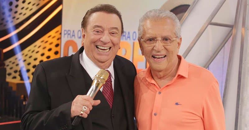 Raul Gil e Carlos Alberto de Nóbrega (Foto: Divulgação/SBT) Raul Gil e Carlos Alberto de Nóbrega (Foto: Divulgação/SBT)