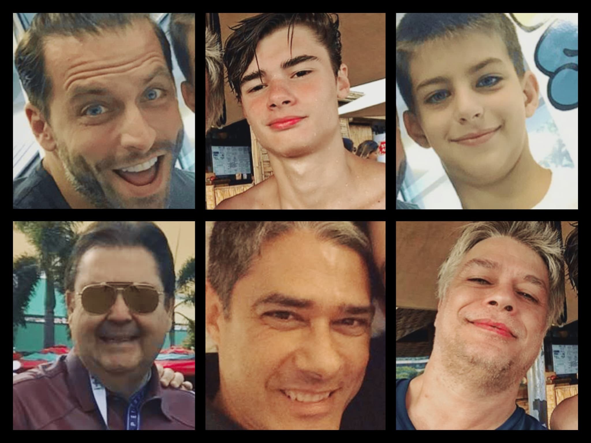 Pais famosos com seus filhos parecidos. Pais famosos com seus filhos parecidos.