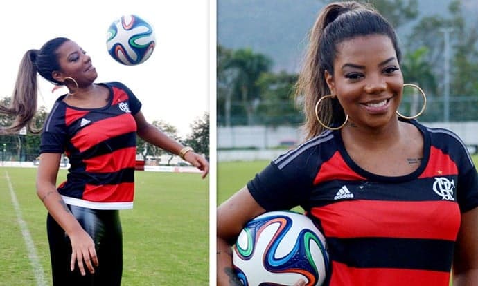 Ludmilla mostra habilidade com a bola (Foto: André Durão/ Globo Esporte) Ludmilla mostra habilidade com a bola (Foto: André Durão/ Globo Esporte)