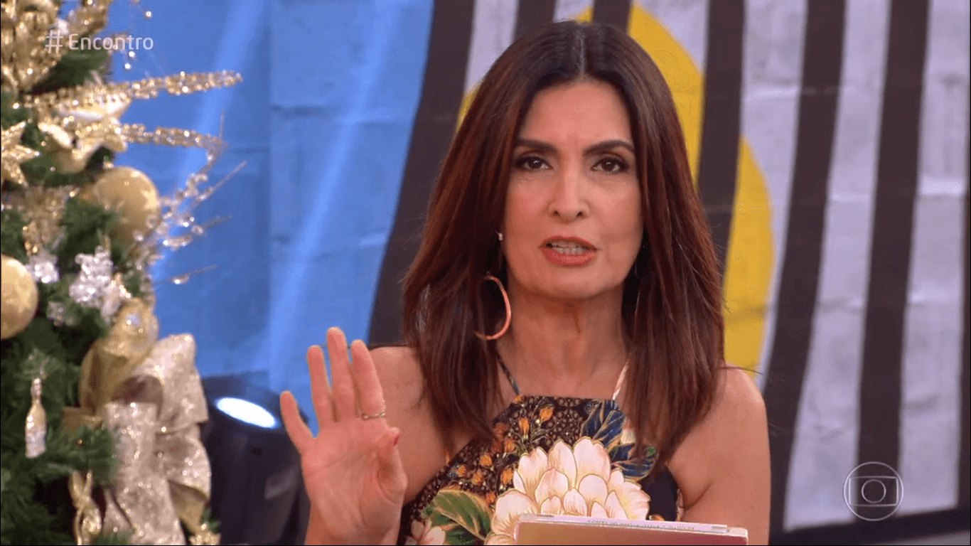 Fátima Bernardes na Globo (Foto: Reprodução)