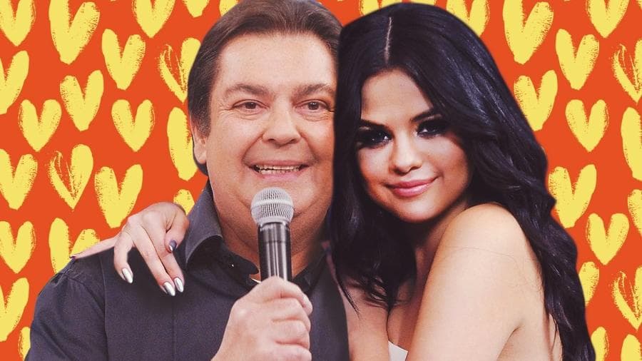 Filho de Faustão entra na brincadeira e revela que 'namoro' entre o apresentador e Selena Gomez chegou ao fim