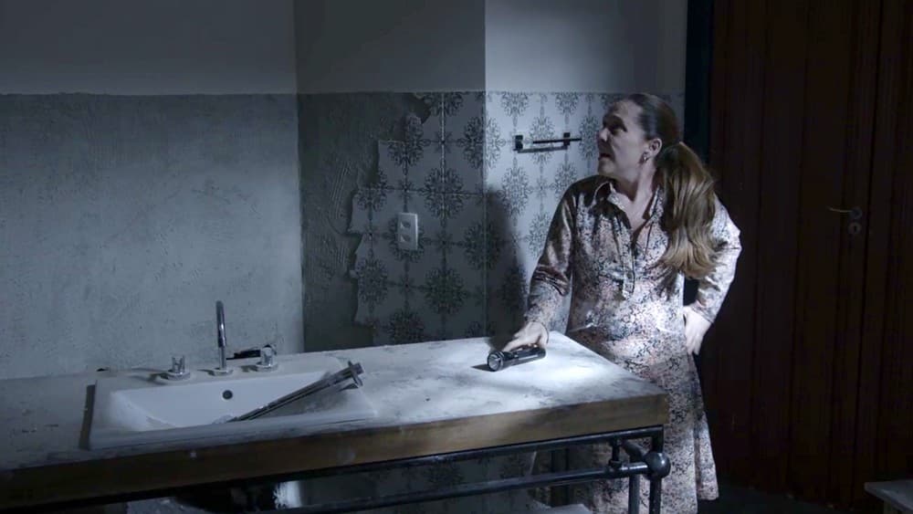 Judith em cena de O Sétimo Guardião (Foto: Divulgação) Judith em cena de O Sétimo Guardião (Foto: Divulgação)