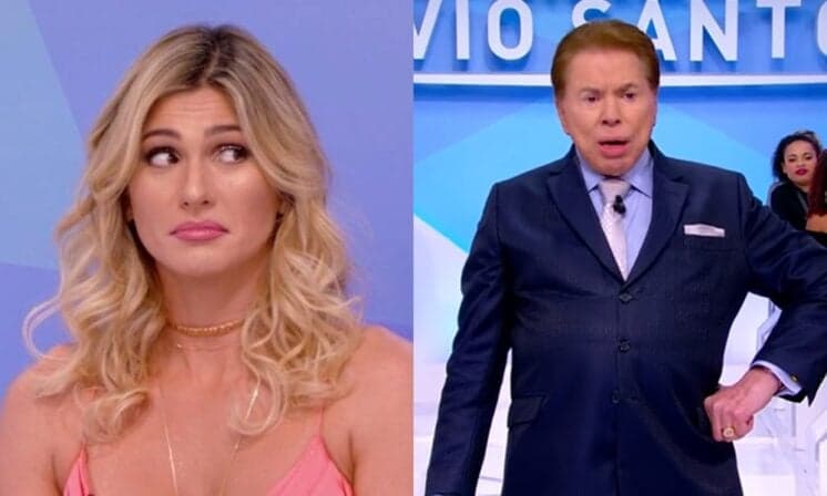 Silvio Santos pede para Lívia Andrade ler carta anônima com acusações contra a apresentadora, que se defendeu