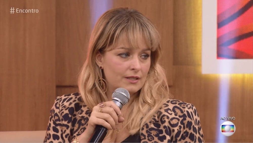 Atriz Luciana Vendramini participou do Encontro na Globo