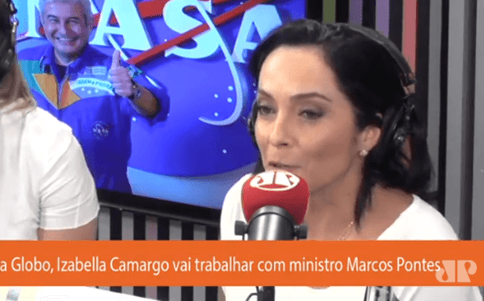 Izabella Camargo falou sobre a Globo (Foto: Reprodução) Izabella Camargo falou sobre a Globo (Foto: Reprodução)