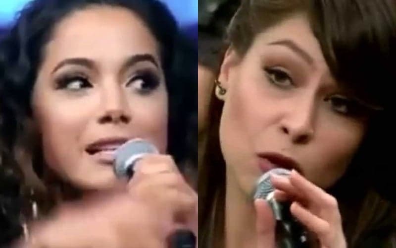 Anitta e Pitty na Globo (Foto: Reprodução) Anitta e Pitty na Globo (Foto: Reprodução)