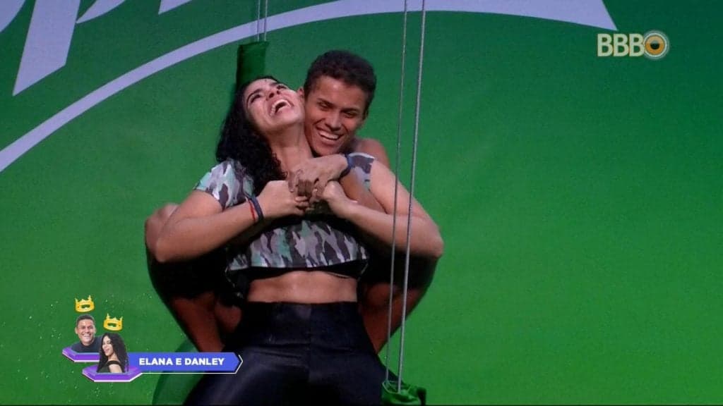 BBB19: Após 13 horas de prova, Danrley e Elana são novos líderes da casa