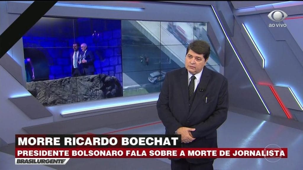 Datena se derrama em lágrimas ao vivo e não consegue terminar o Brasil Urgente após morte de Ricardo Boechat