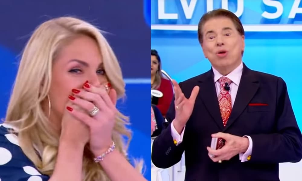 Silvio Santos perde a vergonha e faz pergunta cabeluda e íntima para Ana Hickmann no SBT