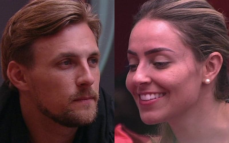 Diego mostra as partes íntimas e deixa Paula em choque na Globo: "É grande”
