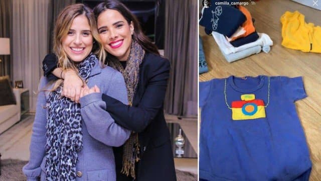 Wanessa reaproveita roupas dos filhos e doa para a irmã Camilla Camargo, que está grávida