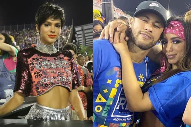 Após beijo polêmico em Neymar, Anitta deixa de seguir Bruna Marquezine no Instagram