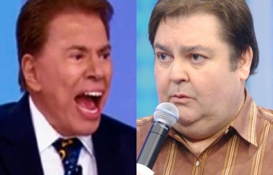 Silvio Santos no SBT e Faustão na Globo (Foto: Reprodução) Silvio Santos no SBT e Faustão na Globo (Foto: Reprodução)