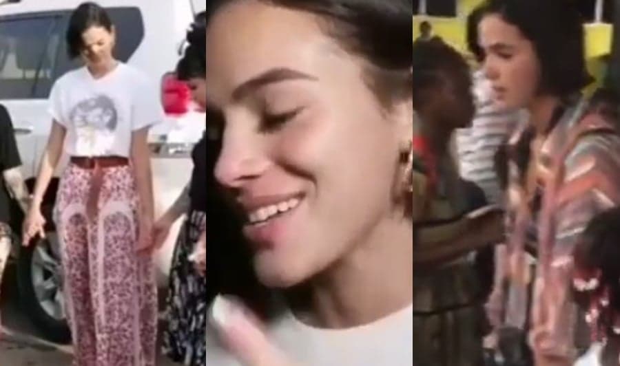 Bruna Marquezine na África (Foto: Reprodução) Bruna Marquezine na África (Foto: Reprodução)